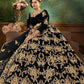 Myra Black Velvet Embroidered Anarkali Suit | Swadesiicart