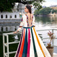 Lorenvalley Fashion White Pure Rayon Gota Patti Lace Touch Up Lehenga Choli - Swadesiicart