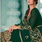 Myra Green Embroidered Real Georgette Anarkali Suit | Swadesiicart