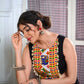 Lorenvalley Black Rayon Plain And Lace Border With Gotta Patti Touch Up Lehenga Choli | Swadesiicart