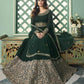 Myra Green and Gold Georgette Embroidered Anarkali Suit | Swadesiicart