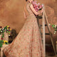 Myra Brown Butterfly Net Embroidered Anarkali Suit | Swadesiicart