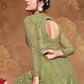 Myra Beautiful Pista Butterfly Net Embroidered Anarkali Suit | Swadesiicart