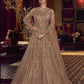 Myra Brown Premium Net Anarkali Suit | Swadesiicart