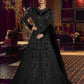 Myra Black Beautiful Premium Net Anarkali Suit | Swadesiicart