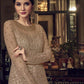 Myra Golden Cream Embroidered Butterfly Net Anarkali Suit | Swadesiicart