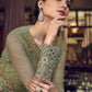 Myra Fashion Pista Embroidered Butterfly Net Anarkali Suit | Swadesiicart