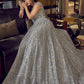 Myra Dusty Grey Embroidered Butterfly Net Anarkali Suit | Swadesiicart