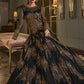 Myra Deep Green Embroidered butterfly net Anarkali Suit | Swadesiicart