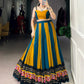 Lorenvalley Fashion Multicolor Pure Rayon Gamthi Work With Gota Patti Lace Touch Up Lehenga Choli | Swadesiicart