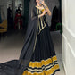 Lorenvalley Fashion Black Pure Rayon Sequins Lace With Gota Patti Lace Touch Up Lehenga Choli with Dupatta | Swadesiicart