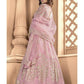 Myra Dusty Pink Heavy Embroidered Anarkali Suit | Swadesiicart