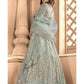 Myra Dusty Sea Blue Heavy Embroidered Anarkali Suit | Swadesiicart