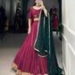 Lorenvalley Ranipink Pure Rayon Embossed Design With Gotta Patti Lace Touch Up Lehenga Choli with Dupatta | Swadesiicart