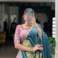 Lorenvalley Fashion Onion Pink Silk Georgette Lace Touch Up Lehenga Choli with Dupatta | Swadesiicart