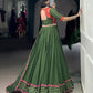Lorenvalley Fashion Mahendi Pure Rayon Original Mirror Gamthi Work With Gotta Patti Lace Touch Up Lehenga Choli with Dupatta | Swadesiicart