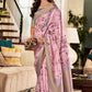 Anaita Lavender Designer Digital Printed Soft Silk Saree With Blouse