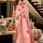 Anaita Light Pink Designer Digital Printed Soft Silk Saree With Blouse