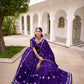 Lorenvalley Fashion Purple Pure Chanderi Bandhej Print With Lace Touch Up Lehenga Choli with Dupatta - Swadesiicart