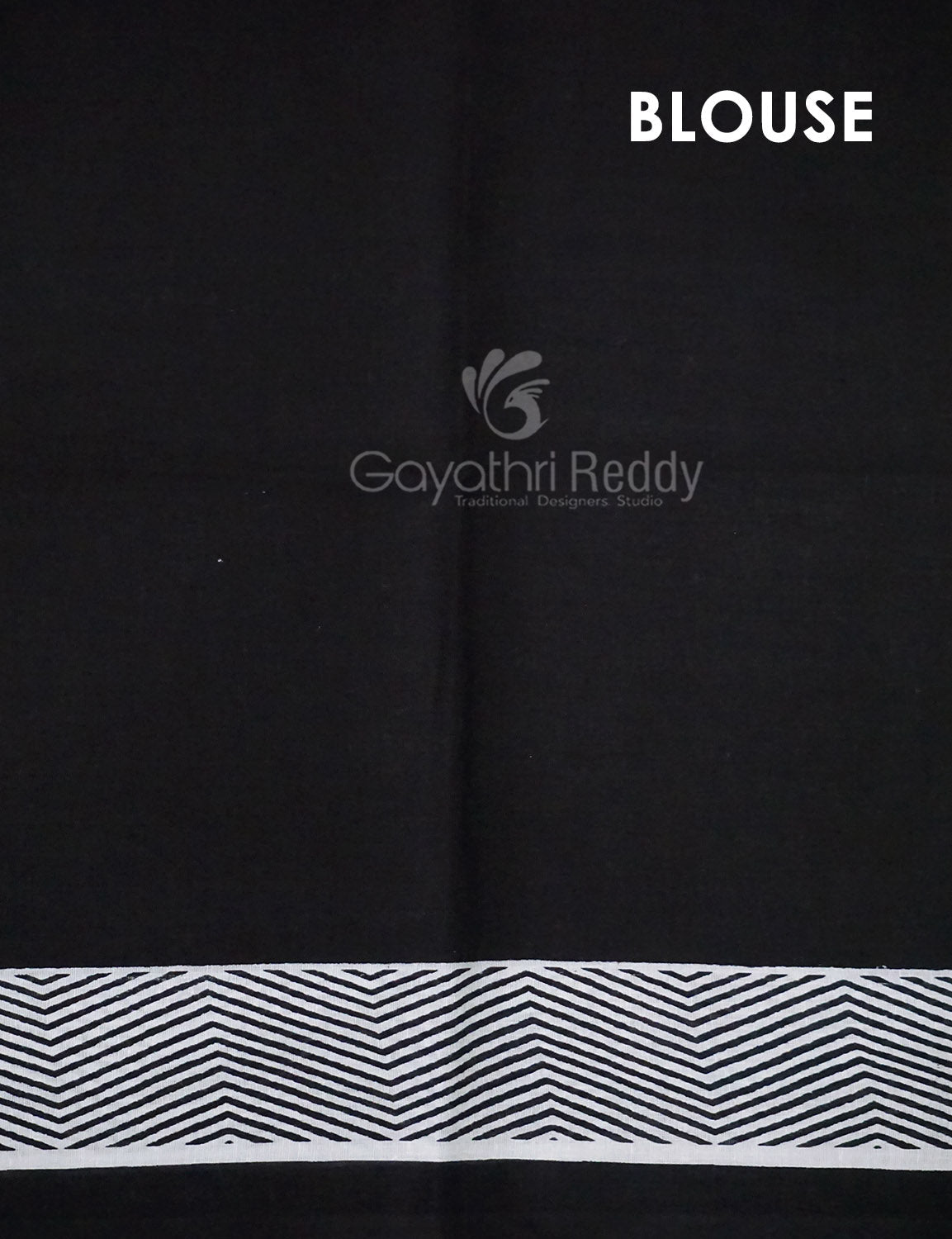 Black And White Colour Block Print Pure Kota Cotton Saree By Gayathri Reddy Designer Studio | Swadesiicart