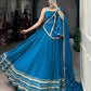 Lorenvalley Fashion Teal Pure Rayon Lace Touch Up Lehenga Choli with Dupatta | Swadesiicart