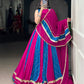 Lorenvalley Fashion Pink Tasar Silk Bandhej Print With Lace Touch Up Lehenga Choli with Dupatta | Swadesiicart