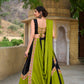 Lorenvalley Pure Cotton Plain With Gamthi Work And Gota Patti With Cowrie (Kodi) Lace Touch Up Lehenga Choli with Dupatta | Swadesiicart