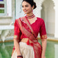 Lorenvalley Offwhite Tussar Silk Patola Print With foil work Lehenga Choli | Swadesiicart