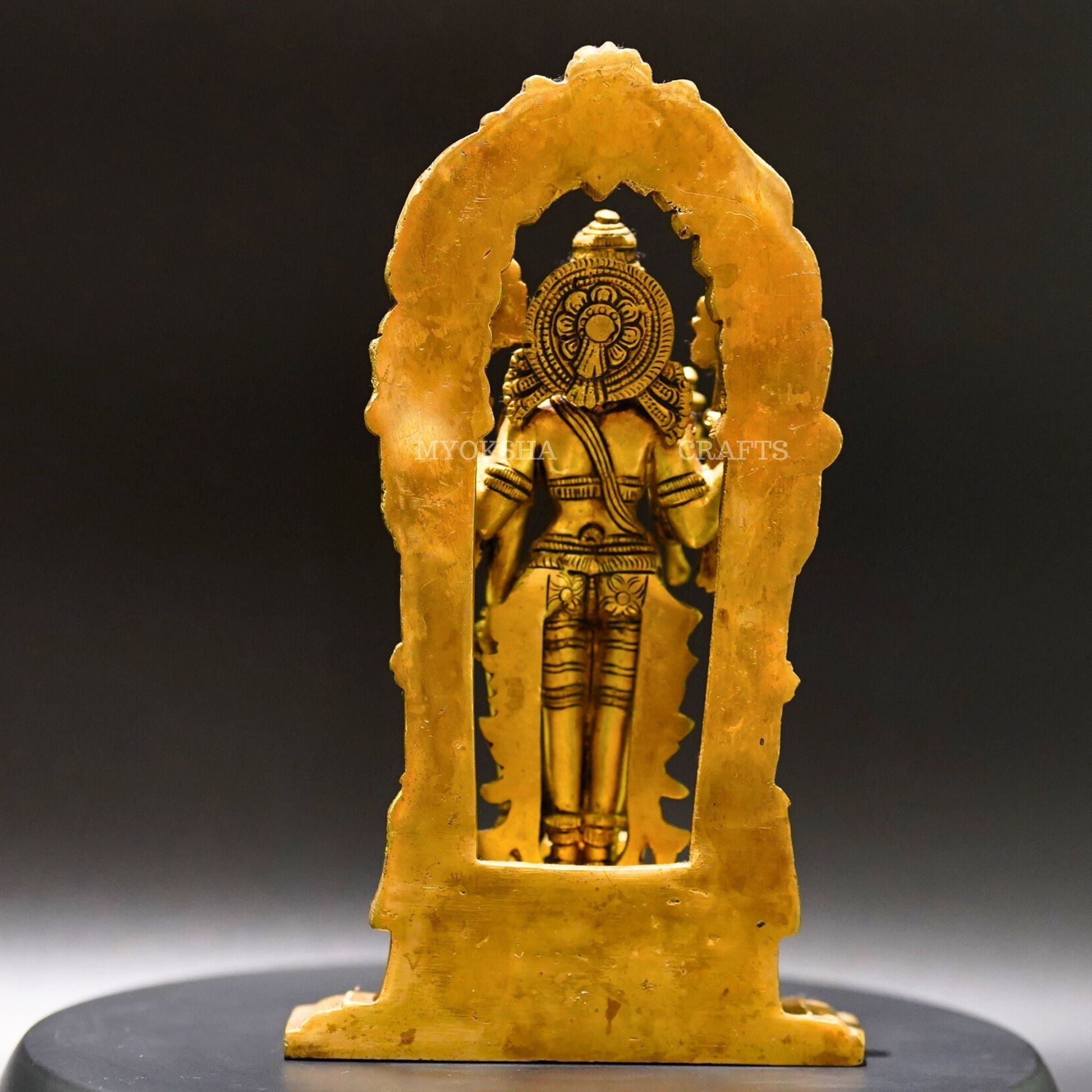 Brass Vishnu Statue - Sacred Presence for Spiritual Seekers - 3