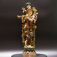 Brass Standing Krishna Idol - Divine Presence of Love and Wisdom - Swadesiicart