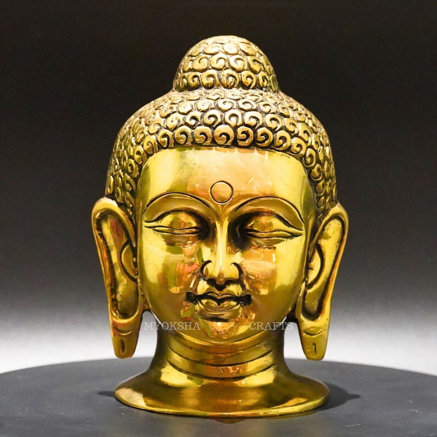 Brass Buddha Idol - 1