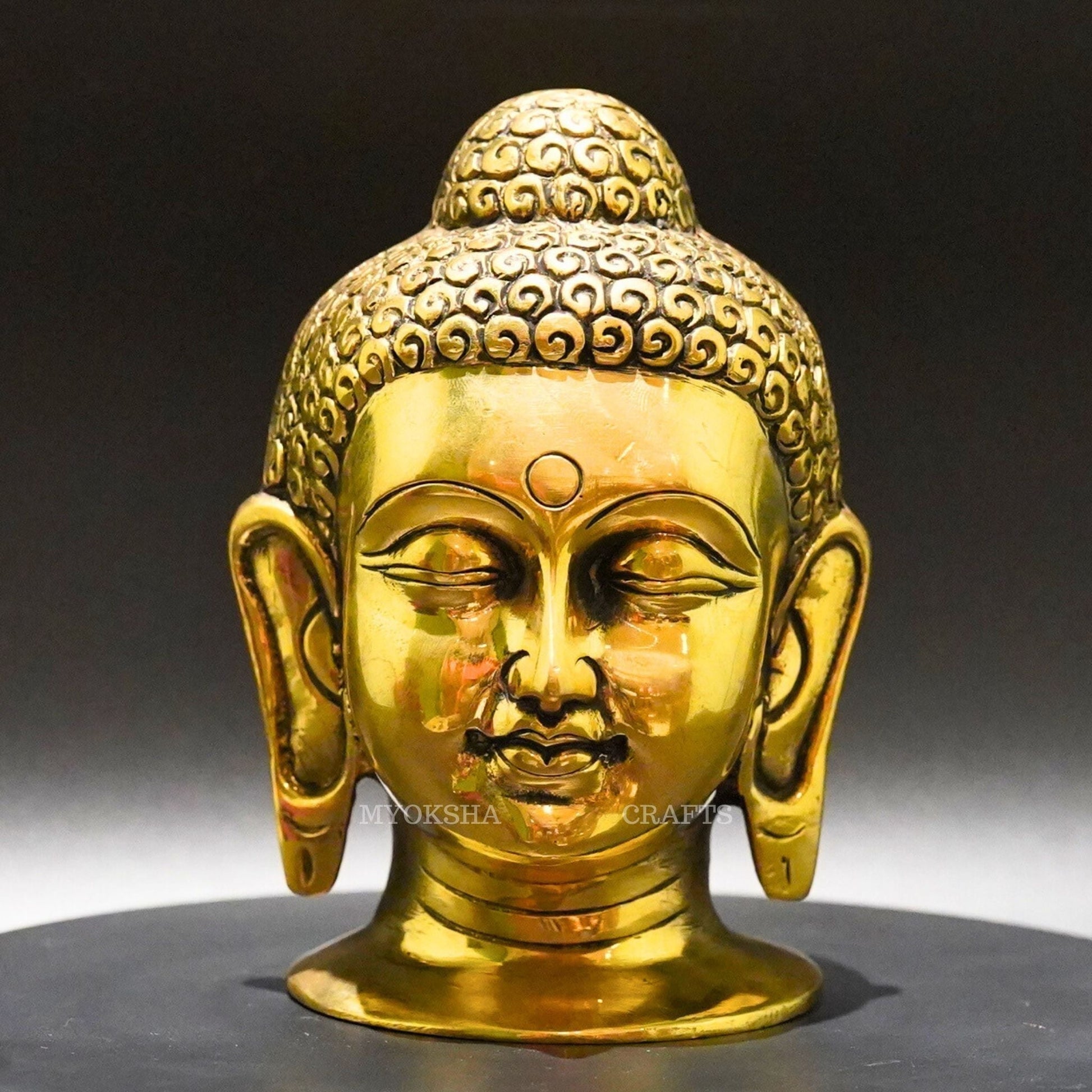 Brass Buddha Idol - 1