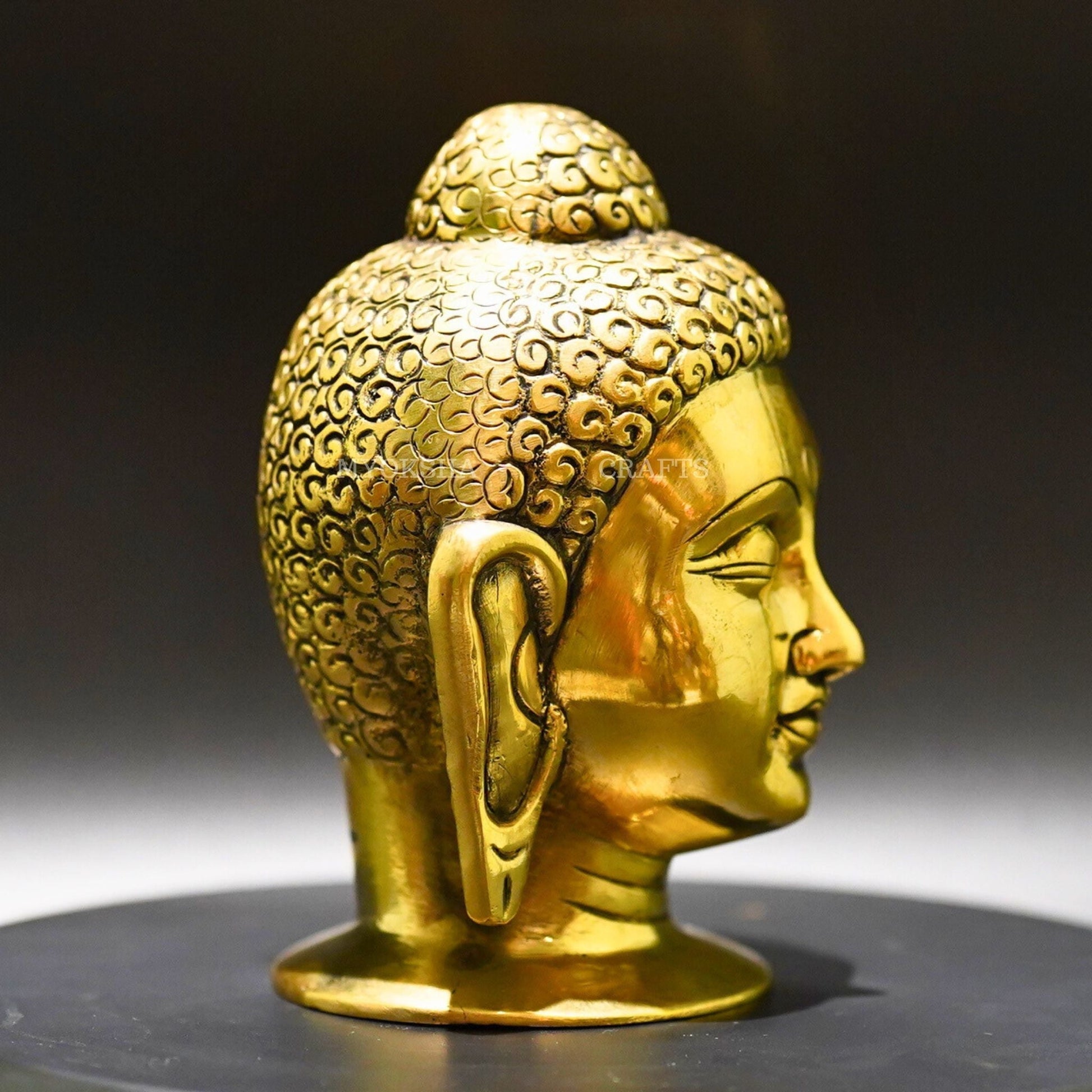 Brass Buddha Idol - 2