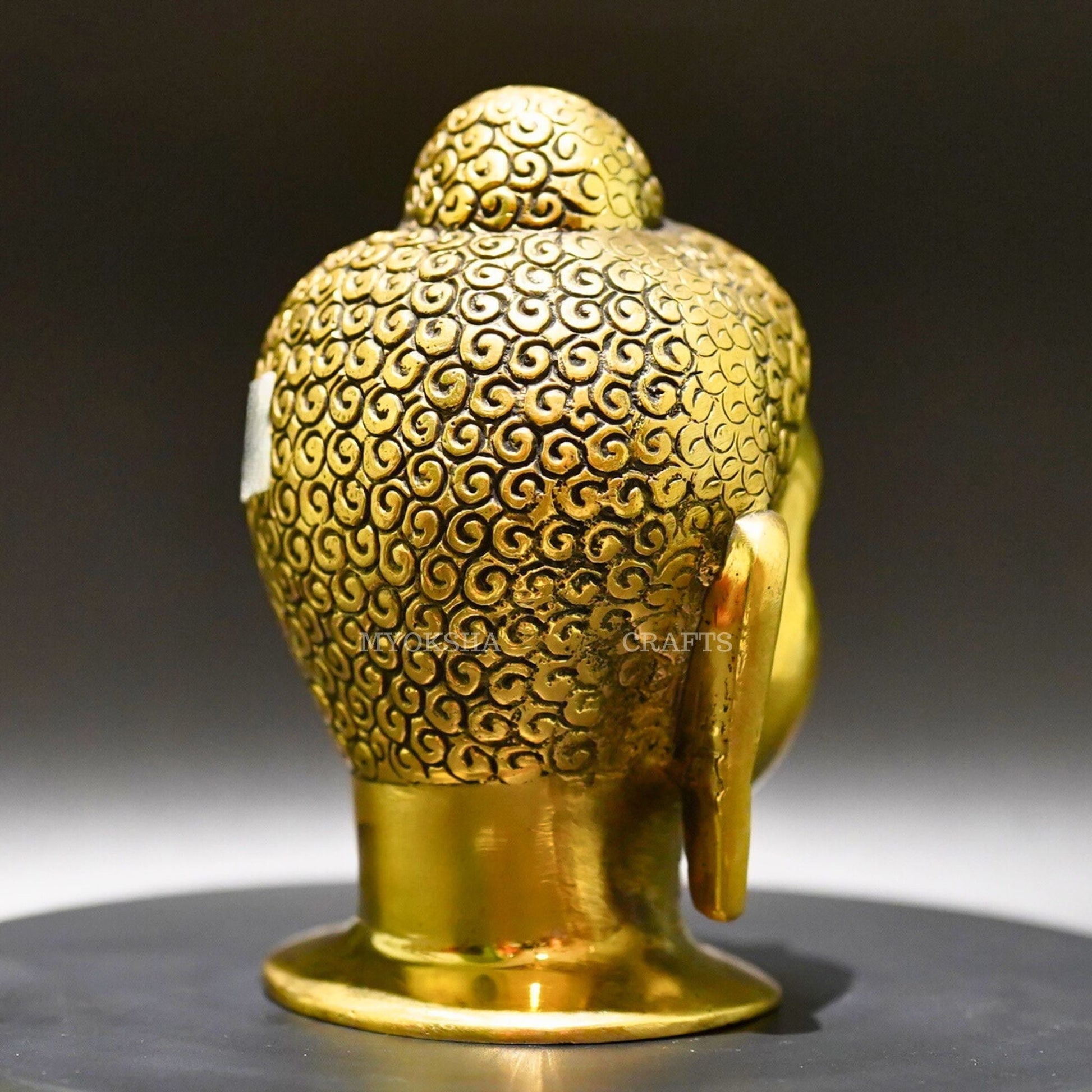 Brass Buddha Idol - 3