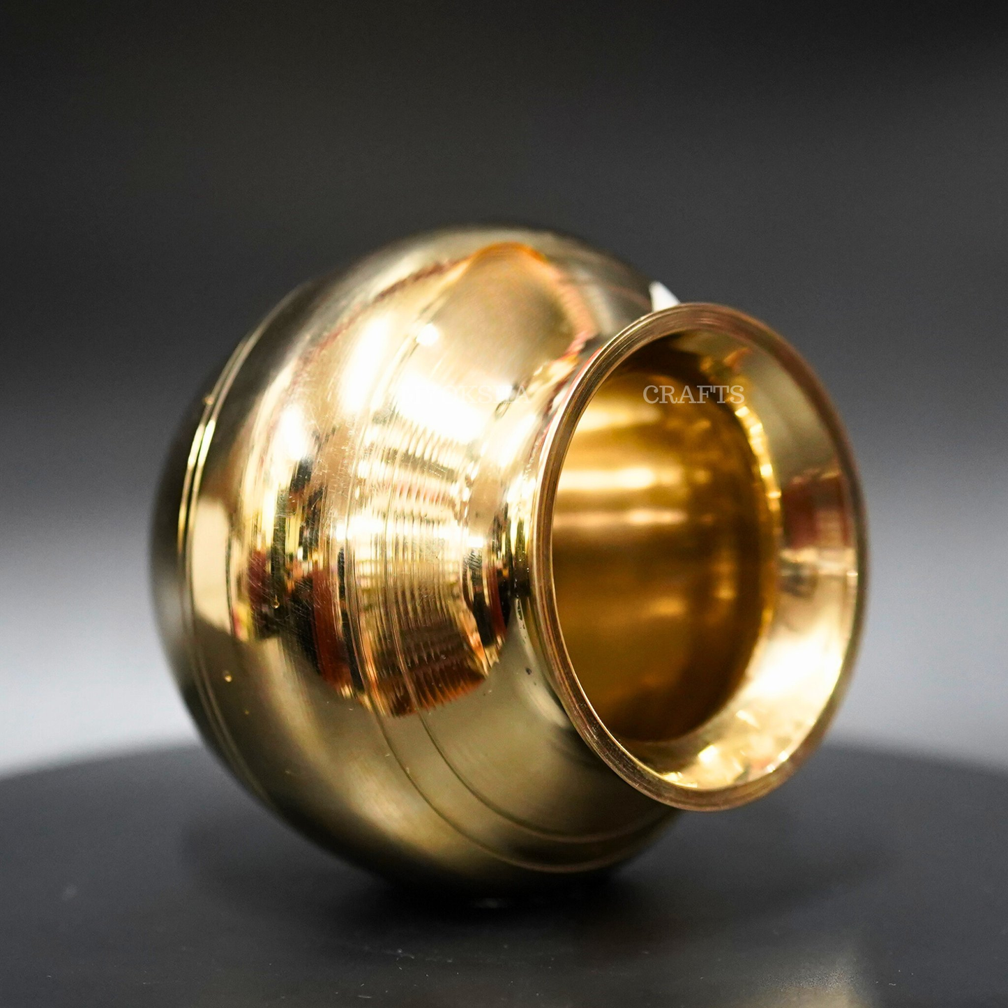 Brass Kalasha Lota: Embrace Divine Blessings and Abundance - 2