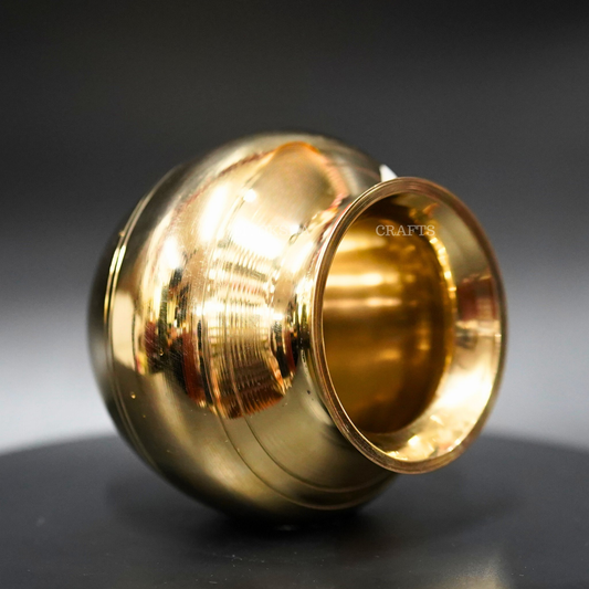 Brass Kalasha Lota: Embrace Divine Blessings and Abundance - 2