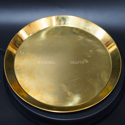 Brass Plate: Embrace Timeless Elegance and Versatile Style - Swadesiicart
