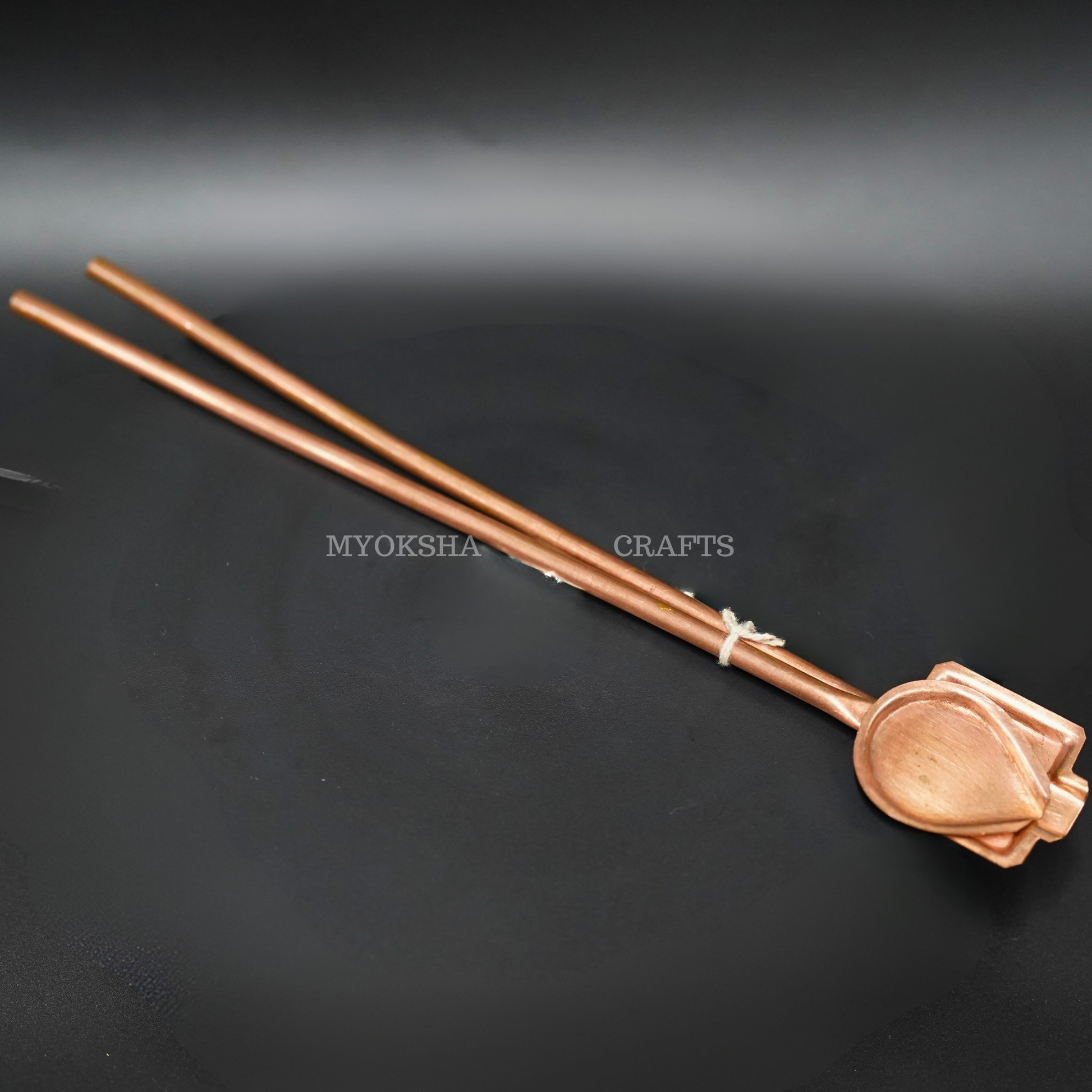Copper Sukh Sruva: Embrace Ritualistic Offerings and Spiritual Bliss - 1
