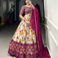 Lorenvalley Fashion Multicolor Tasar Silk Floral and Patola Print with Foil Work Lehenga Choli with Dupatta | Swadesiicart