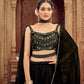 Anaita Black Georgette Lehenga Choli With Hand Work