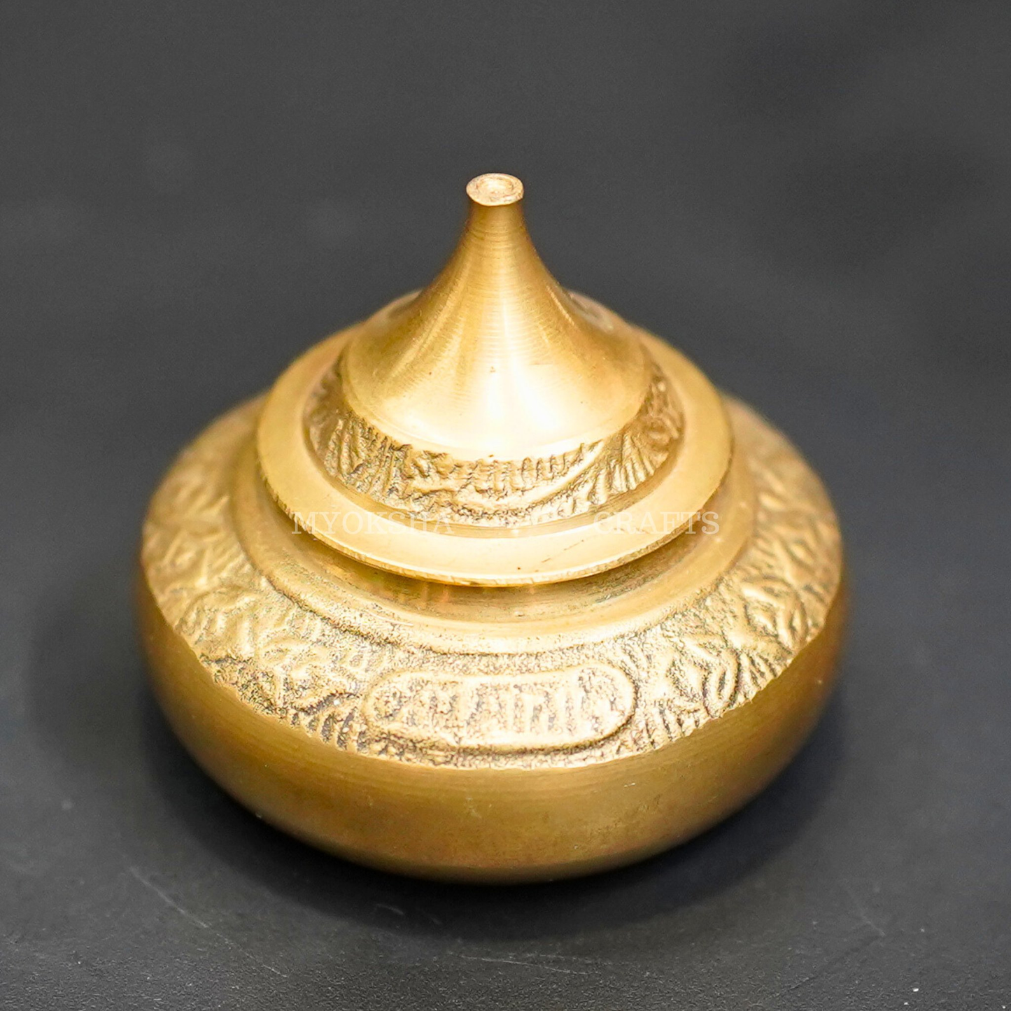 Brass Kumkum Holder - Swadesiicart