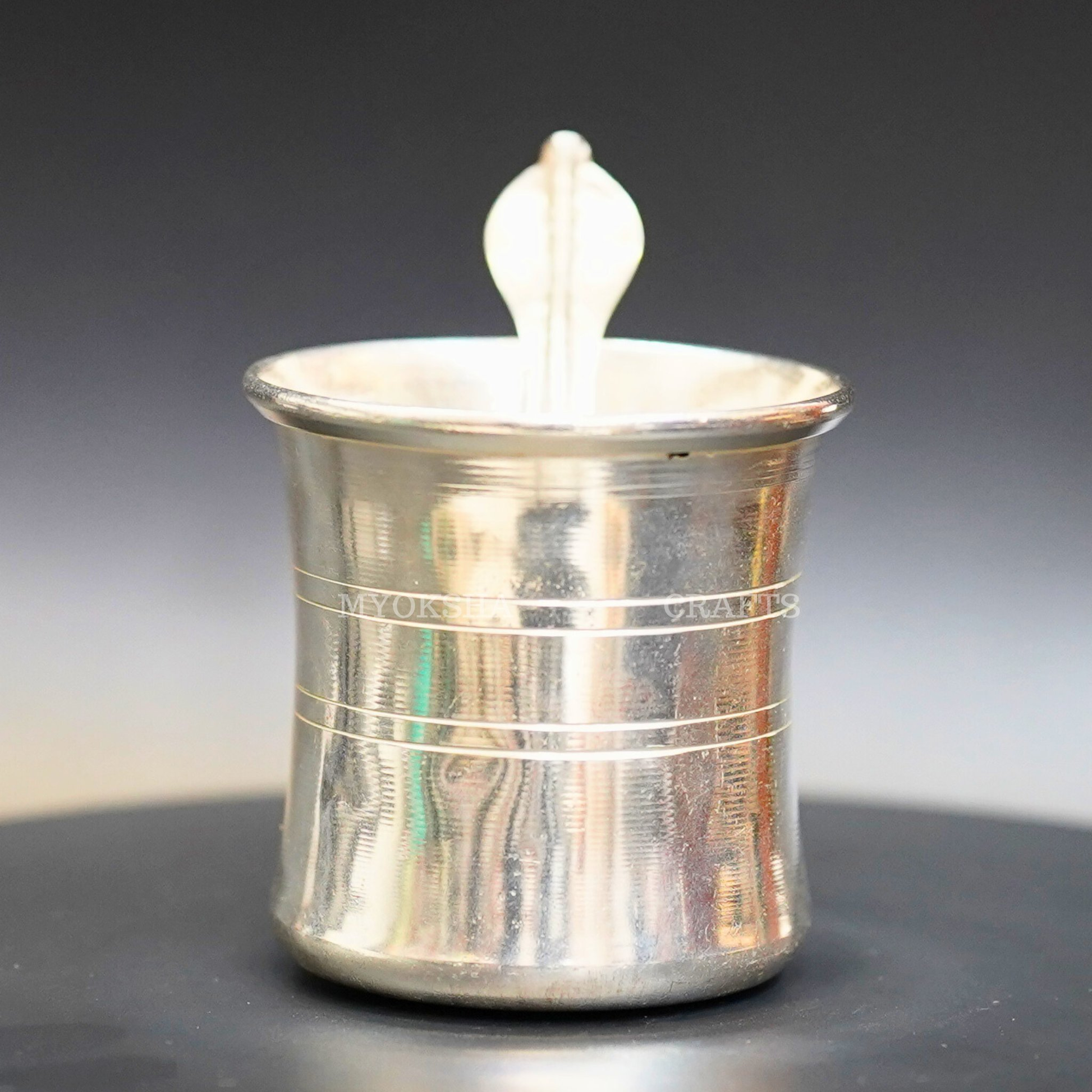 German Silver Punch Patra with Uddarani - Swadesiicart