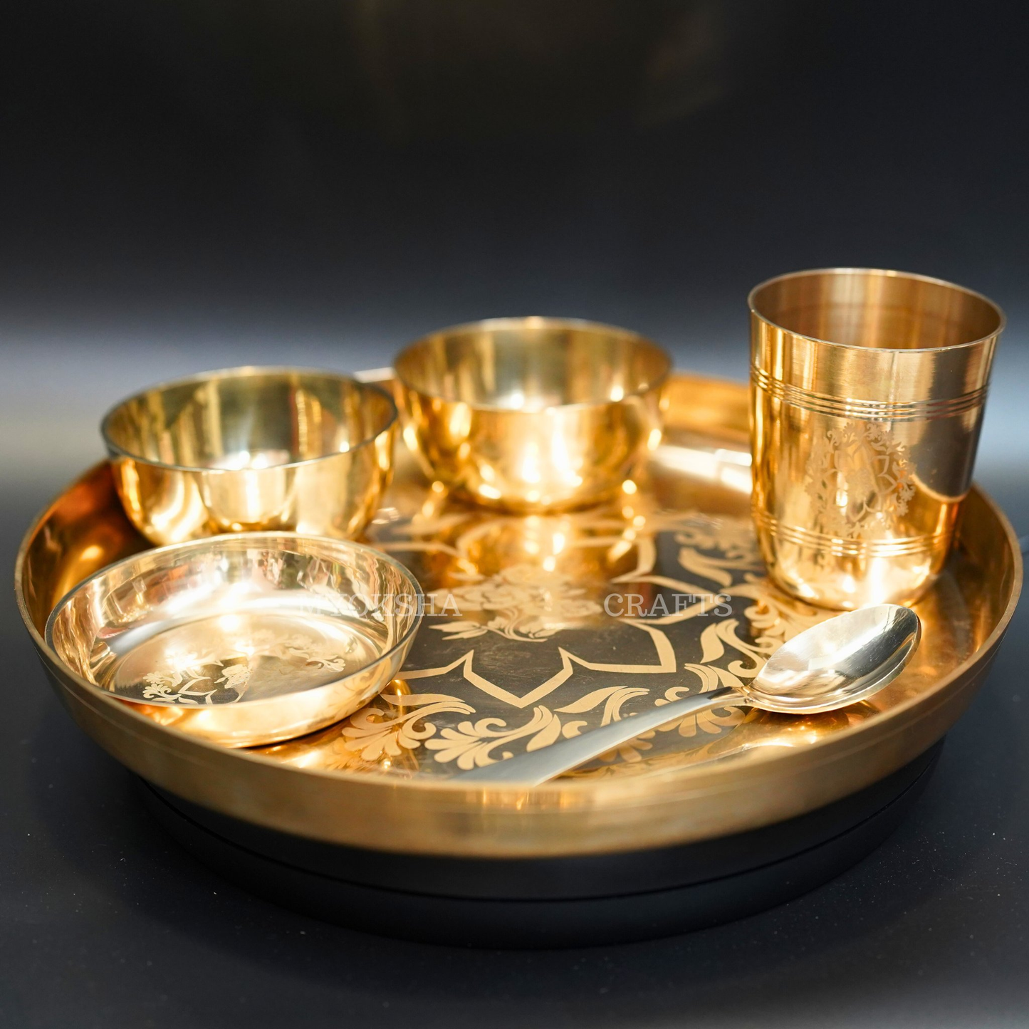Bronze Thali Set - Swadesiicart