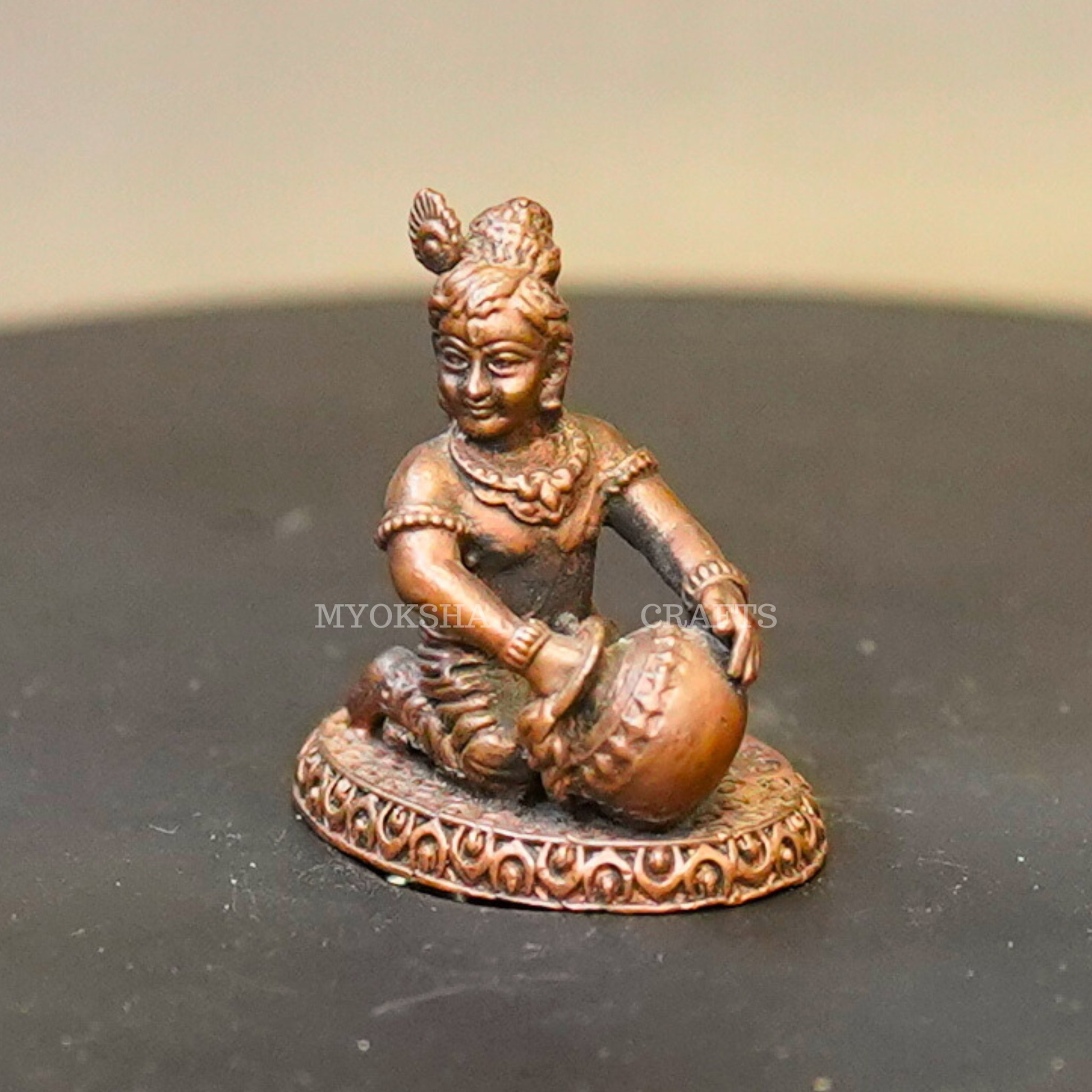 Copper Bene Krishna Idol - 4