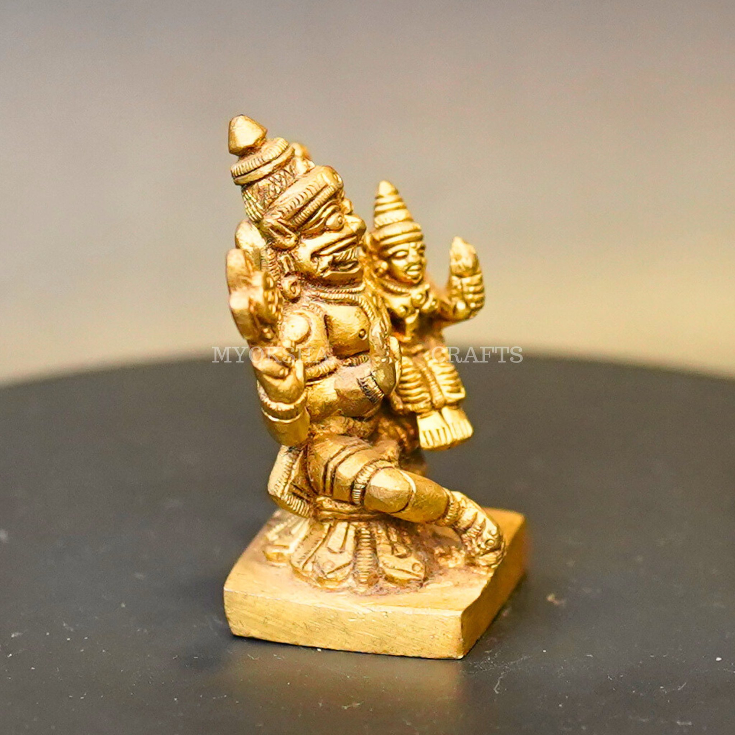 Brass Lakshmi Narasimha Idol - 2