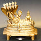 Brass Anantha Shayana Vishnu Idol - Swadesiicart
