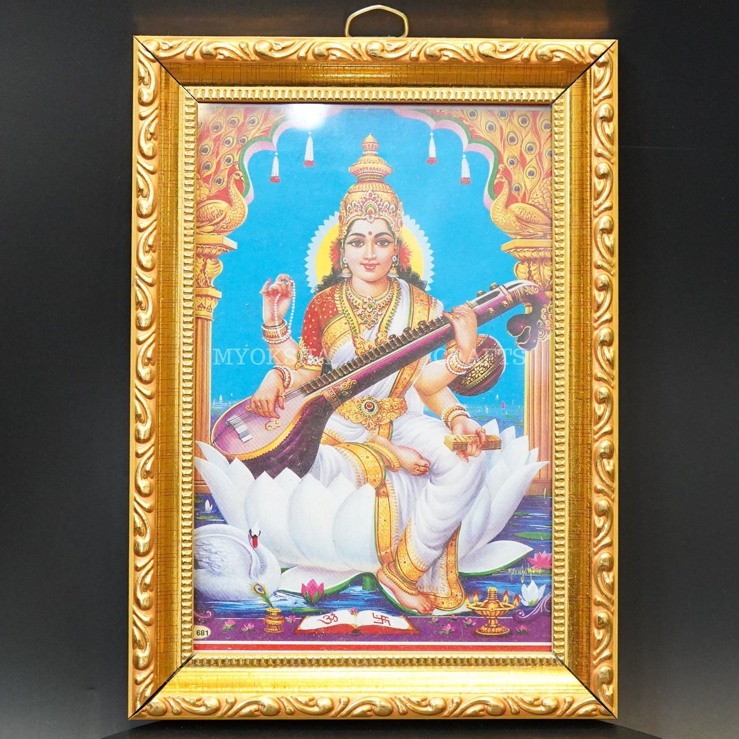 Saraswati Photo Frame - Swadesiicart