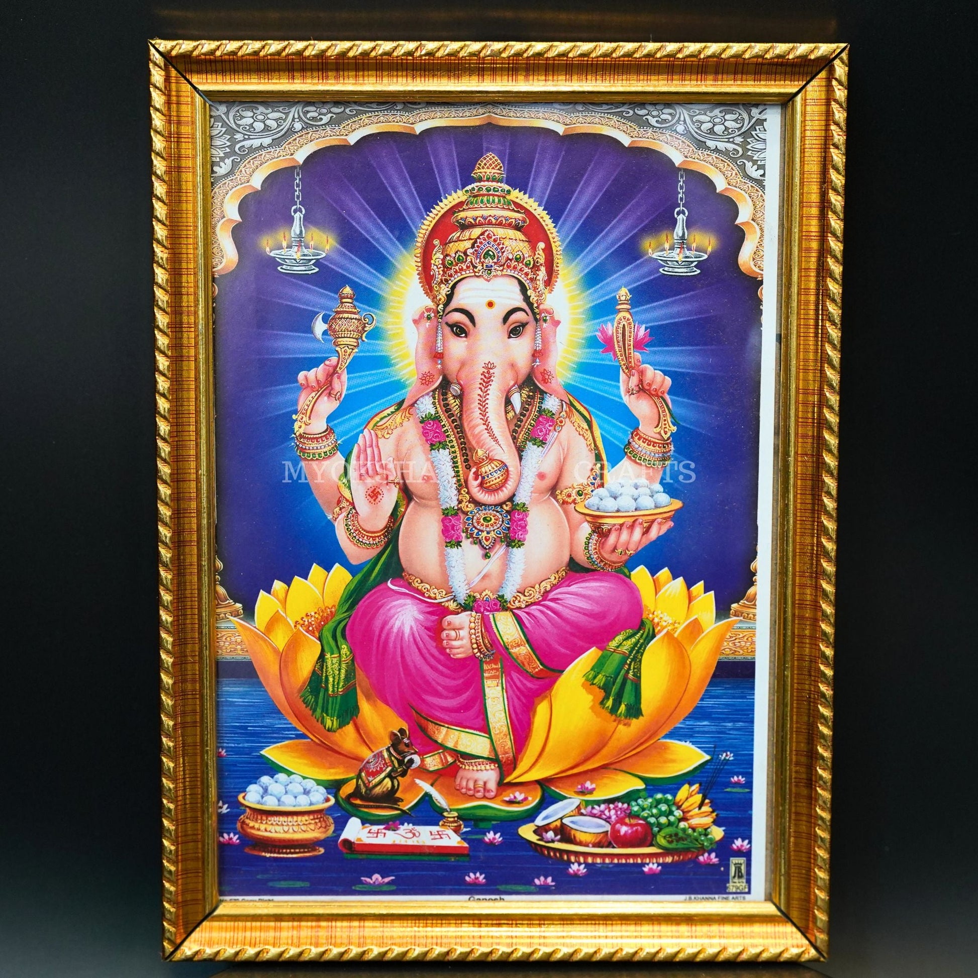 Ganesha: Photo Frame - Swadesiicart