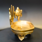 Brass Balaji Nama with Shankh Chakra Diya - Swadesiicart