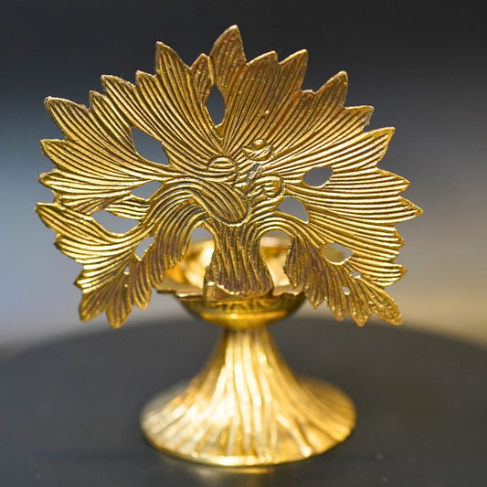 Brass Tree Design Diya - Swadesiicart
